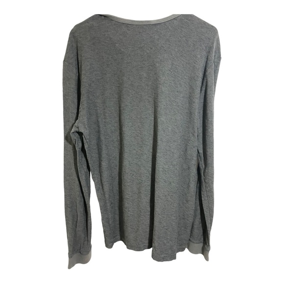 Volcom mens Henley long sleeve shirt. Grey. Size large. - Picture 4 of 10